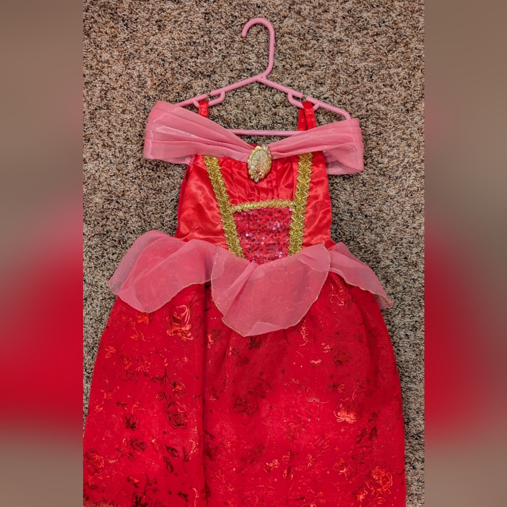 Disney Red and Gold Princess Dress for Kids